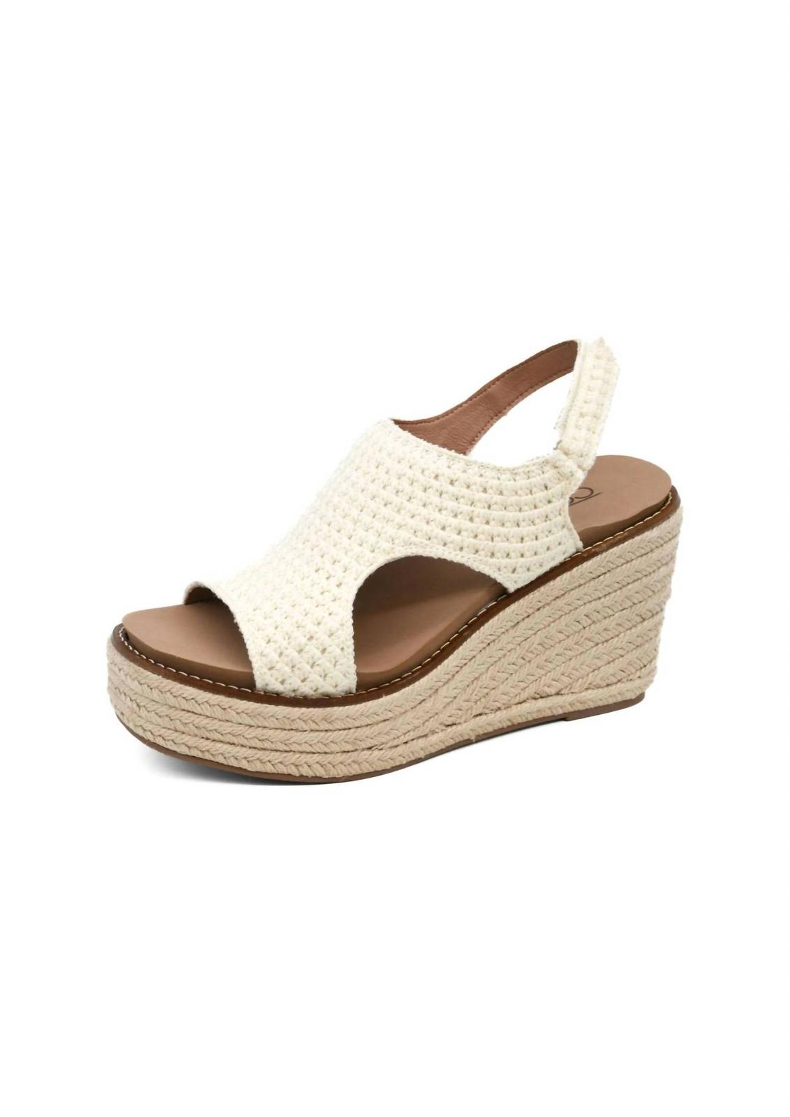 Corkys Footwear Women&#39;s Freddie Espadrille Wedge Sandals Size 9 - $56.43