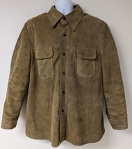 Roustabout William Barry Suede Leather Jacket Coat Cowboy Western Men XL... - $97.01