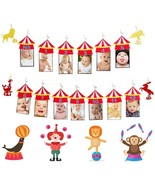 Circus 12 Month Photo Banner The Big One Circus Themed Birthday Banner F... - £28.45 GBP