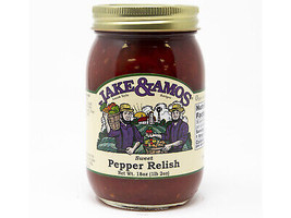 Jake &amp; Amos Sweet Pepper Relish, 2-Pack 18 Oz. Jars - £20.98 GBP