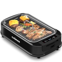 Smokeless Grill Indoor, Electric Grill, 1500W Indoor Grill Portable Korean Bbq G - £157.46 GBP