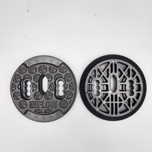 Flow Mounting Discs Black Snowboard Bindings Parts Plates Disks 4x4 Padded - $29.99