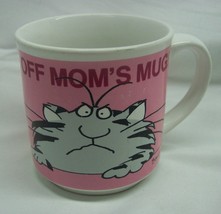 VINTAGE SANDRA BOYNTON Keep Your Hands Off Mom&#39;s Mug Cat CERAMIC Mug Cup... - $14.85