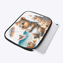iPad Sleeve - Australian Animals - Quokka, at the Beach Surfing, awd-1324 - £24.95 GBP