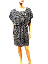 Bar III Womens Brown Midi Sheath Pullover Dress Medium Stretch Elastic Waist - £16.06 GBP