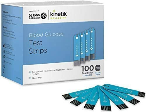 Kinetik Wellbeing Blood Glucose Test Strips (Pack of 100) - $30.55