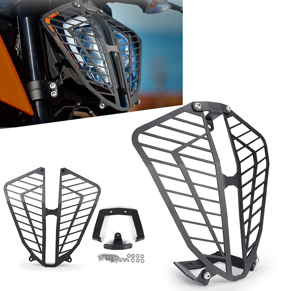 Motorcycle Accessories Headlight Protector Grille Guard Cover   790 Adventure R  - $340.97