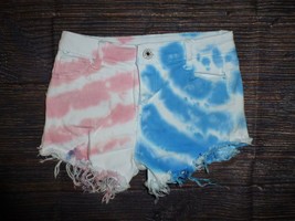 NEW Boutique Girls Tie Dye Denim Jean Shorts Size 8-9 - $9.99