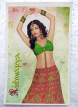 Attore di Bollywood Miss Mondo Aishwarya Rai Bachchan Cartolina originale... - £12.02 GBP
