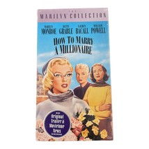 How to Marry a Millionaire VHS 1992 Marilyn Monroe Sealed - $8.99