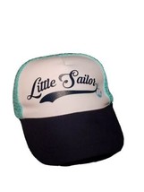 Kid&#39;s sailor Ocean adjustable 6-12m Mesh Trucker Hat Cap Toddler fishing anchor - £7.50 GBP