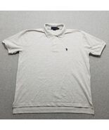 US Polo Assn Shirt Mens XL Gray Logo Short Sleeve Embroidered - €15,21 EUR