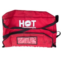 Authentic Extra Large pizza hut food delivery bag. Collectible Or For Ac... - $1,246.83 MXN