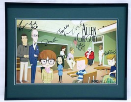 Allen Gregory Cast Signed Framed 16x20 Poster Photo Display AW Jonah Hill - £197.21 GBP