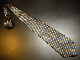 Northern Wilderness Collections Neck Tie Alaska in Gold on Dark Blue Background - $10.99