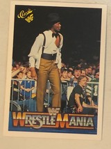 Wrestlemania III Slick Trading Card 1990 WWF WWE wrestling Classics #17 - £1.58 GBP