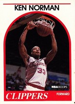Ken Norman #162 - Clippers 1989 NBA Hoops Basketball Trading Cardn Norman #162 - - £0.79 GBP