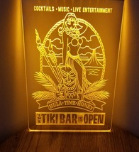 Tiki Bar Open Music Live Led Neon Sign Home Decor Craft Art - £21.10 GBP+