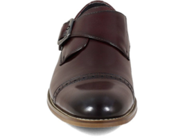 Stacy Adams Desmond Shoes Cap Toe Monk Strap Burgundy 25162-601 image 7