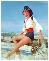 Mid 20th Century 3D Original Pirate's Dream Lithograph Paper 10x8 Sexy S... - $16.19