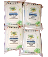 Lot 4 PowerStick Her Face &amp; Body Wipes Brazilian Mist 30ct/pk Travel Pac... - $39.23 CAD