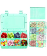 Set of 2 Snack Box Container Divided Snackle Box Adjustable 8 Compartments - $18.80
