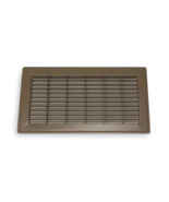Floor Register 7.75&quot; X 15.75&quot; Louvered, Powder Coated, Brown, Steel Grille - $29.85 CAD