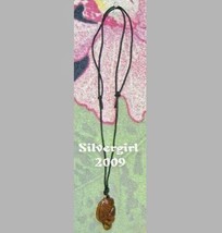 Yak Carved Bone White or Brown Fish Manori Pendant Necklace - $11.64