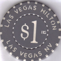 $1 Las Vegas Hilton Obsolete Poker Chip - £4.74 GBP