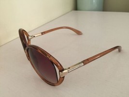 Beverly Hills Polo Club vintage Sunglasses large round amber frames and lenses - £30.91 GBP