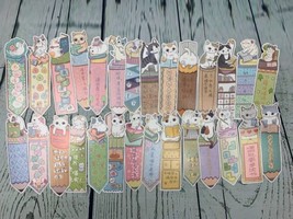 Paper Bookmarks 30 PCS Cute Bookmarks Can Record Text and Thoughts On The Back - £11.36 GBP