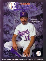 1992 Texas Rangers Souvenir Program (Vol. 21, No.4) Nolan Ryan - Mlb Baseball - £7.18 GBP