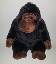 Dan Dee Black Brown Gorilla Plush 14" Monkey Stuffed Animal Toy Lovey - £27.65 GBP