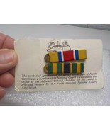 Pair of North Carolina National Guard Ribbons on Card - £7.07 GBP