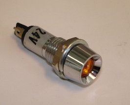 Panel Indicator Lamp, 24V Amber - $1.50