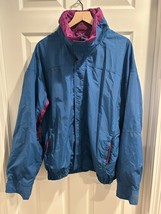 Columbia Men&#39;s Jacket Radial Coat Colorblock Purple/Teal Size XL Vintage 90s - £23.34 GBP