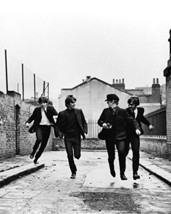 A Hard Day&#39;S Night 16x20 Canvas The Beatles Running In Alley Classic Image - £55.94 GBP