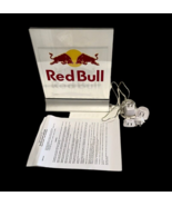 Red Bull Light Up Sign Advertising w/Acrylic Stand Bar Man Cave Gamer Works - $50.06