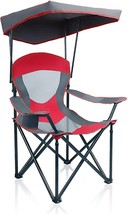 Heavy-Duty Canopy Lounge Chairs With Sunshades And Cup Holders From Alpha Camp - £83.09 GBP