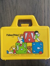 Vintage Fisher Price 1979 Plastic Yellow Lunch Box 638 Lunch Box Only Qu... - $5.89