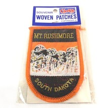 New Vintage Patch Badge Emblem Travel Souvenir Woven MOUNT RUSHMORE Presidents - £15.62 GBP