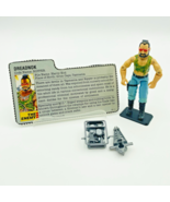 1985 GI Joe Ripper v1 Dreadnok Action Figure w/ Backpack Gun &amp; File Card... - $32.35 CAD