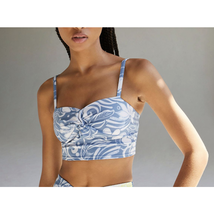 FP Movement Double Take Printed Crop Top Bra | SM | NEW! Free People - £27.97 GBP