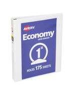 Avery Economy View 3 Ring Binder 1&quot; Round Rings White (05760) - $318.25 MXN