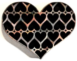 Small heart plaque / two layer wall hanging -  laser cut wall art Custom... - $11.25