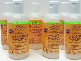(Lot 6) Shea Solutions Deep Moisture Shampoo Made w/ Organic Shea Butter 8 Oz Ea - £31.64 GBP