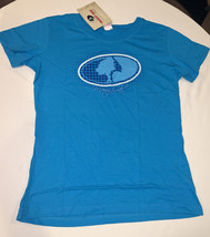Womens Mossy Oak T Shirt Blue Sz M Medium - Houndstooth Sapphire - £8.75 GBP