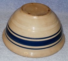 Vintage Triple Blue Band Pottery Bowl 7 inch - £15.59 GBP