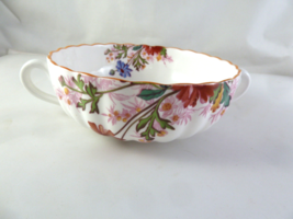 Spode Copeland China Chelsea Garden Cream Soup Bowl with handles - £19.14 GBP