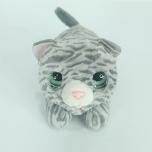 Newborn Furreal Gray Striped Kitten Interactive Cat Meows Purrs Plush Animal - £17.12 GBP